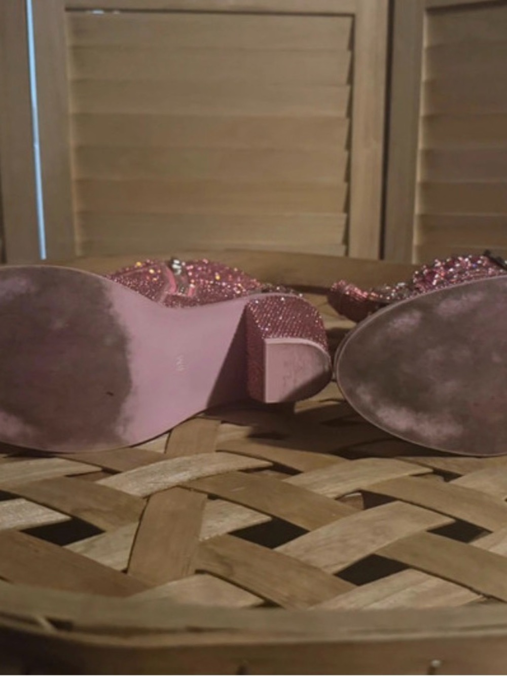Club Exx Pink Rhinestone Cowboy Boots Western Heels Size 8 **WORN ONCE** - Picture 4 of 4